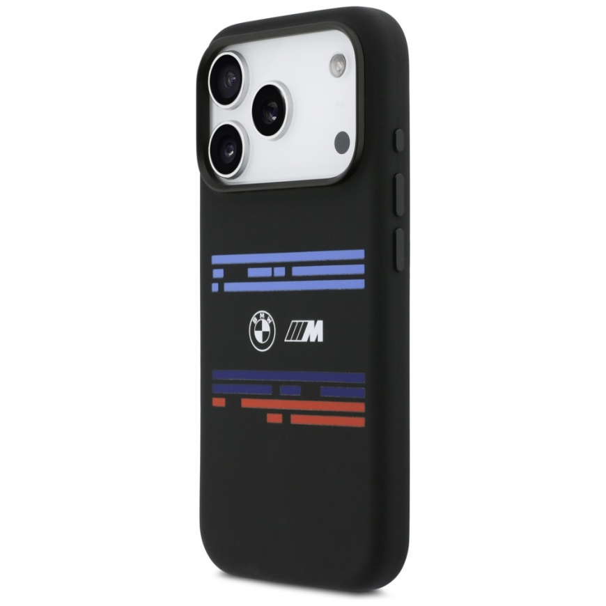 BMW M Silicon Horizontal Line MagSafe Case for iPhone 17 Pro Bla – 2