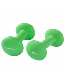 Tunturi 14TUSCL378 hantele Fiksēta smaguma hantele 4 kg 2 pcs