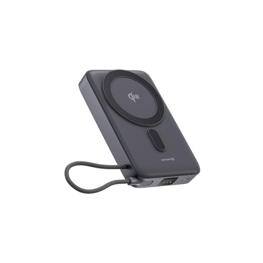 Swissten Qi2 MagSafe 15W ar iebūvētu