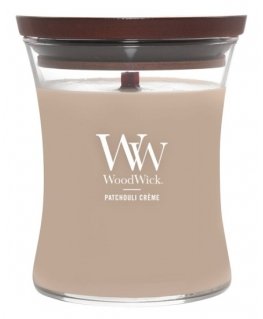 WoodWick Patchouli Creme vahakynttilä Muu Patsuli Ruskea, Läpinäkyvä, Puu 1 kpl