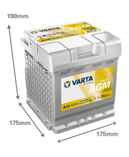 Аккумулятор Varta 40 Ах 420 А EN 12В AGM