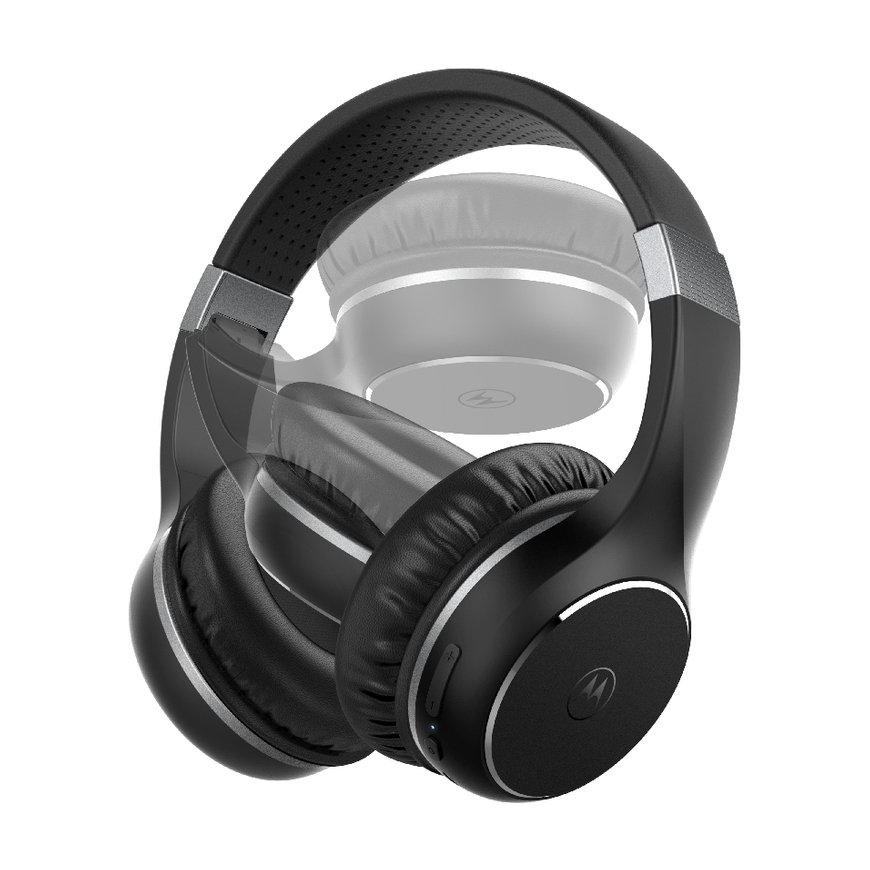 Motorola Moto XT220 Headset Wireless Head-band Music Bluetooth Black – 5