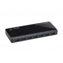 TP-Link UH720 sąsajos šakotuvas USB 3.2 Gen 1 (3.1 Gen 1) Micro-B 5000 Mbit/ai Juoda TP-Link UH720 sąsajos šakotuvas USB 3.2 Gen 1 (3.1 Gen 1) Micro-B 5000 Mbit/ai Juoda