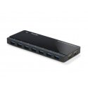 TP-Link UH720 sąsajos šakotuvas USB 3.2 Gen 1 (3.1 Gen 1) Micro-B 5000 Mbit/ai Juoda TP-Link UH720 sąsajos šakotuvas USB 3.2 Gen 1 (3.1 Gen 1) Micro-B 5000 Mbit/ai Juoda