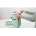 Brabantia Sort & Go 12 L 1 siets/ sieti Zaļš Brabantia Sort & Go 12 L 1 siets/ sieti Zaļš