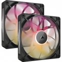 Corsair iCUE LINK RX140 MAX RGB Arvuti korpus Ventilaator 14 cm Must 2 tk Corsair iCUE LINK RX140 MAX RGB Arvuti korpus Ventilaator 14 cm Must 2 tk