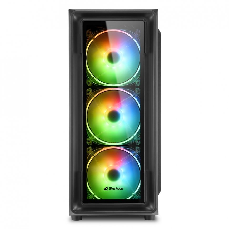 Sharkoon TK4 RGB Midi Tower musta – 2
