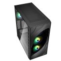 Sharkoon REBEL C80G RGB Midi Tower Черный Sharkoon REBEL C80G RGB Midi Tower Черный