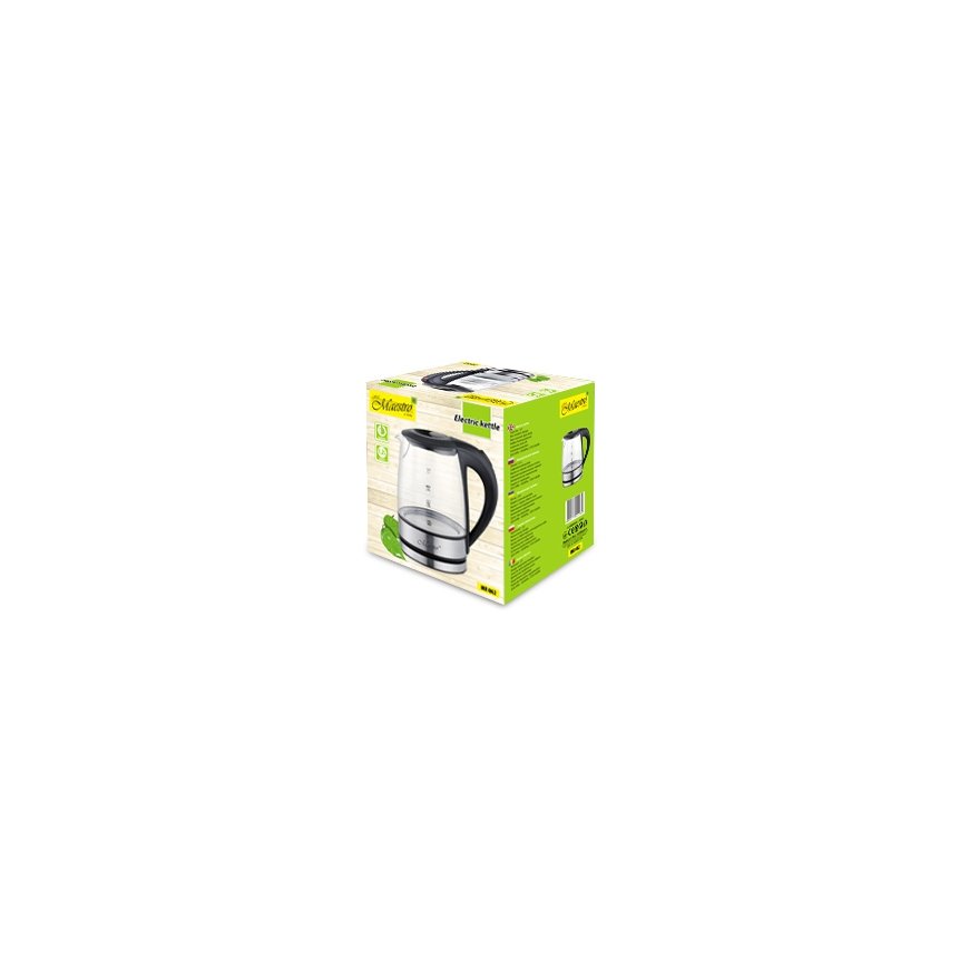Feel Maestro MR062 vedenkeitin 1,2 L 1630 W musta, Läpinäkyvä – 5
