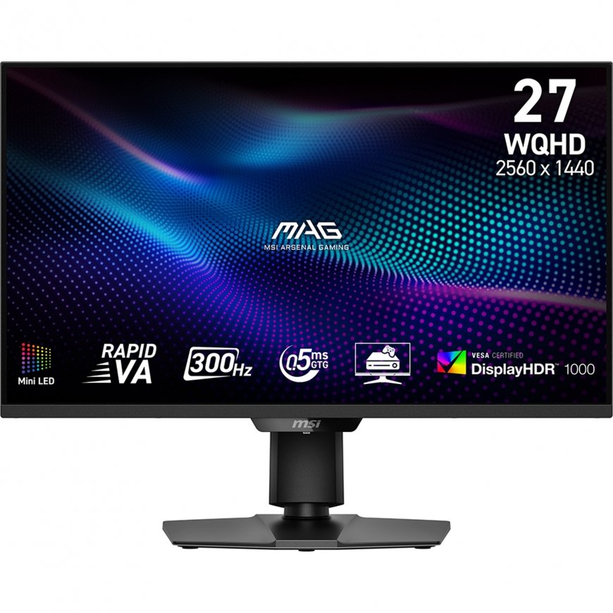 MSI MAG 274QPF X30MV monitori 68,6 cm (27") 2560 x 1440 pikseļi Wide Quad HD LCD Melns