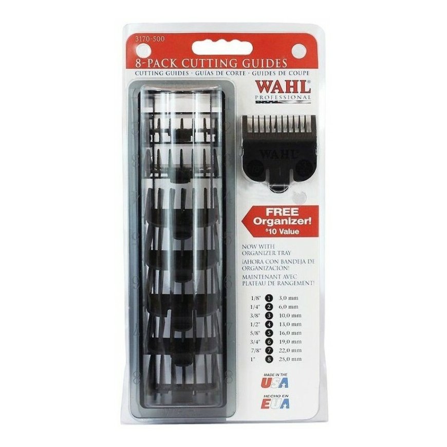 Wahl Clipper Corporation WAHL 03171-500 Premium clipper guard set in box, 8 pcs.