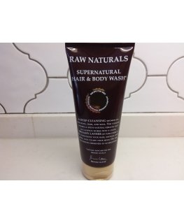 Raw Naturals, Supernatural, 100% vegan, Hair Shampoo, Conditioner & Shower Gel 3-In-1, 200 ml
