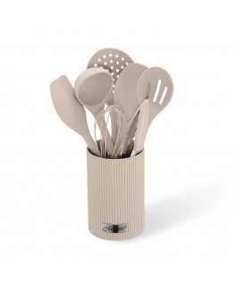 Kitchen utensils MAESTRO MR-1542-BLACK 8 elements Black