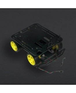 DFRobot Baron 4WD, taisnleņķa 4WD šasija ar DC motoru