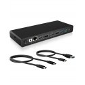 ICY BOX IB-DK2245AC Langallinen USB 3.2 Gen 1 (3.1 Gen 1) Type-C musta ICY BOX IB-DK2245AC Langallinen USB 3.2 Gen 1 (3.1 Gen 1) Type-C musta