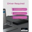 ICY BOX IB-DK2245AC Vielinis USB 3.2 Gen 1 (3.1 Gen 1) Type-C Juoda ICY BOX IB-DK2245AC Vielinis USB 3.2 Gen 1 (3.1 Gen 1) Type-C Juoda