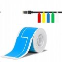 "Niimbot" cable labels T 25x76mm 200 pcs blue, designed for B21, B21S, B3, B1S