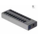 DeLOCK 63670 sąsajos šakotuvas USB 3.2 Gen 1 (3.1 Gen 1) Type-B 5000 Mbit/ai Pilka DeLOCK 63670 sąsajos šakotuvas USB 3.2 Gen 1 (3.1 Gen 1) Type-B 5000 Mbit/ai Pilka
