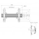 Equip 650355 infoekraani kinnitus 165,1 cm (65") Must