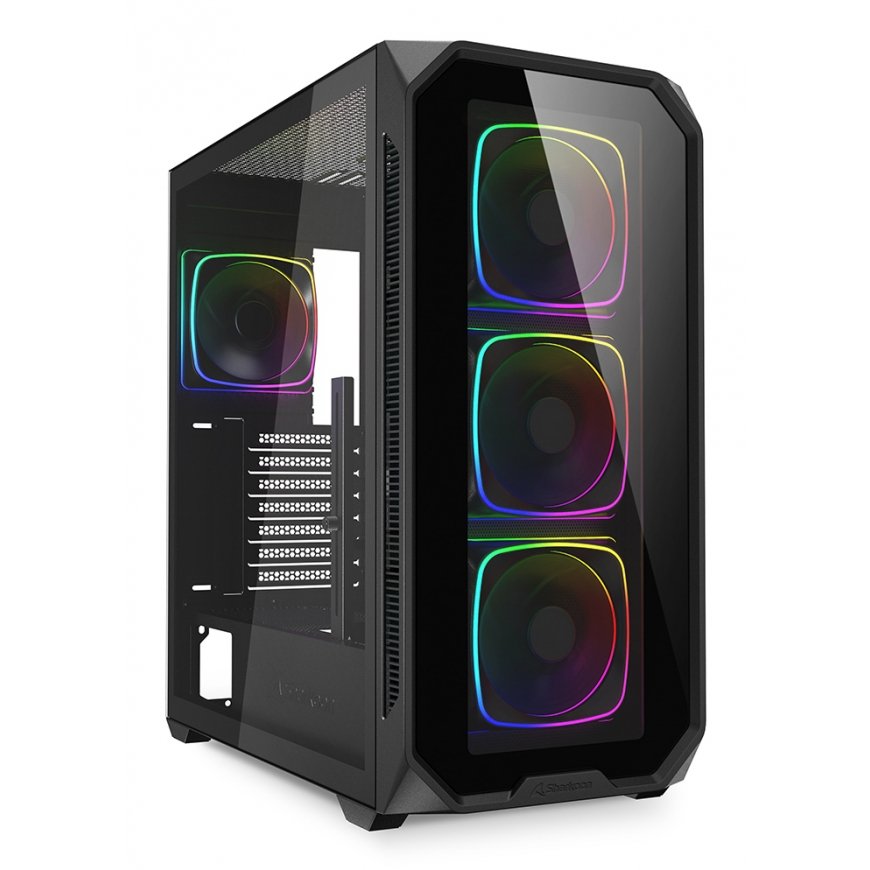Sharkoon AK5G RGB „Midi Tower“ Juoda