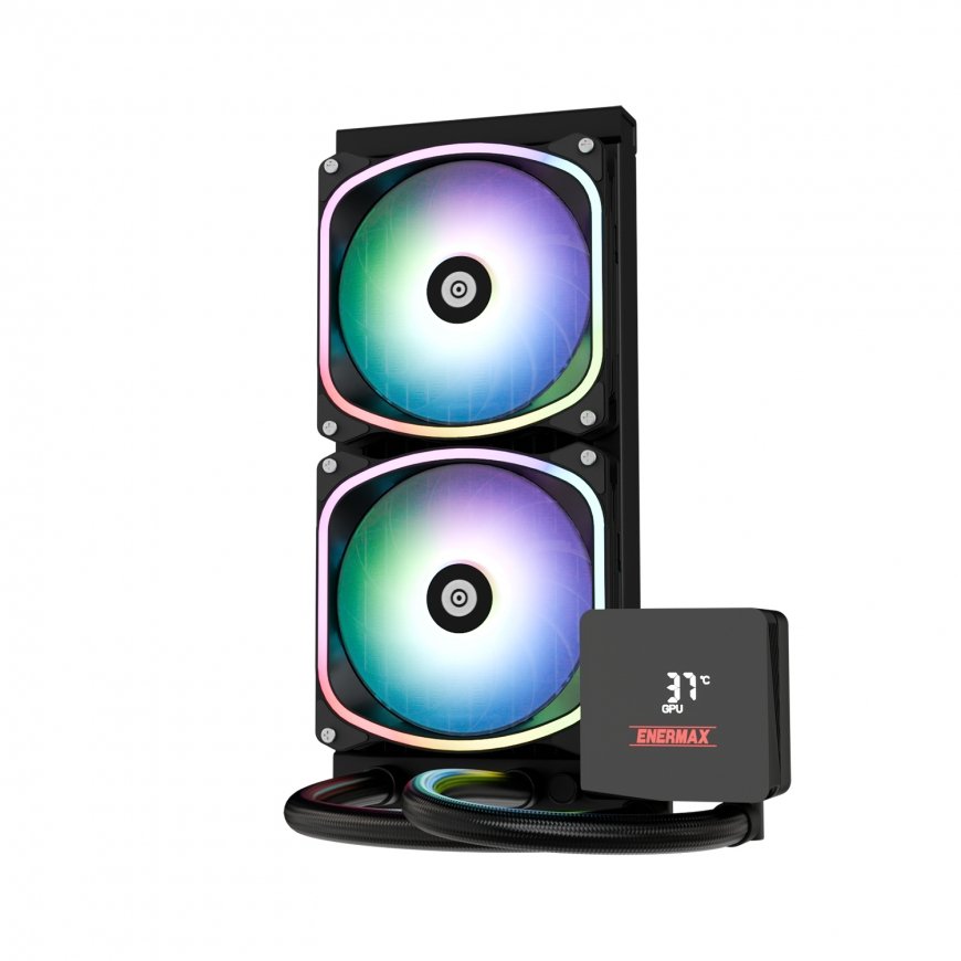Enermax Aquafusion II 240 mm Suoritin All-in-one-nesteenjäähdytin 12 cm musta – 2