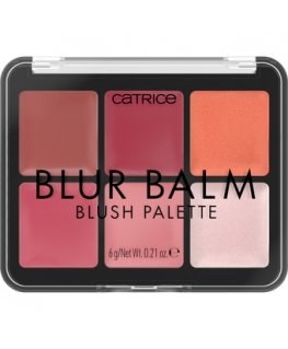 CATRICE Blur Balm Blush Palette тени 010 Blush Blindness Мерцание