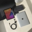 Native Union Anchor USB-kaapeli 1,8 m USB C musta, Harmaa