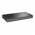 TP-Link JetStream TL-SG3452X verkkokytkin Hallittu L2+ Gigabit Ethernet (10/100/1000) 1U musta TP-Link JetStream TL-SG3452X verkkokytkin Hallittu L2+ Gigabit Ethernet (10/100/1000) 1U musta