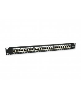 Equip 24-Port Cat.6A Shielded Patch Panel