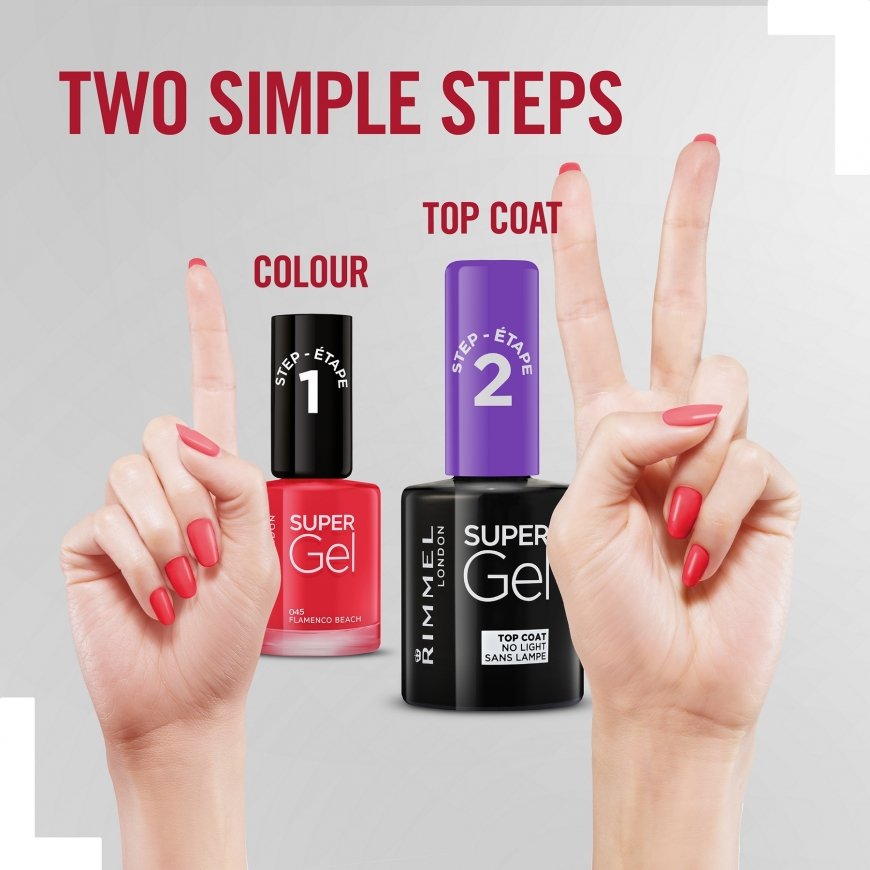 Rimmel Super Gel küünepinnakate 12 ml Läbipaistev – 2