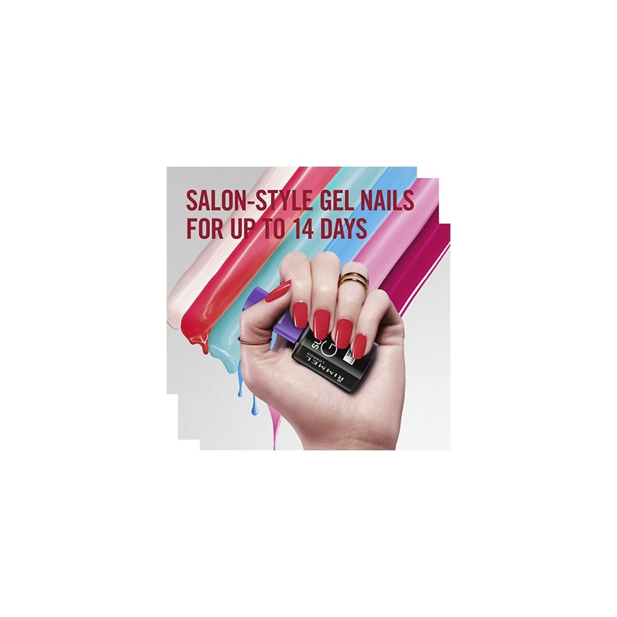 Rimmel Super Gel virslaka nagiem 12 ml Caurspīdīgs – 5