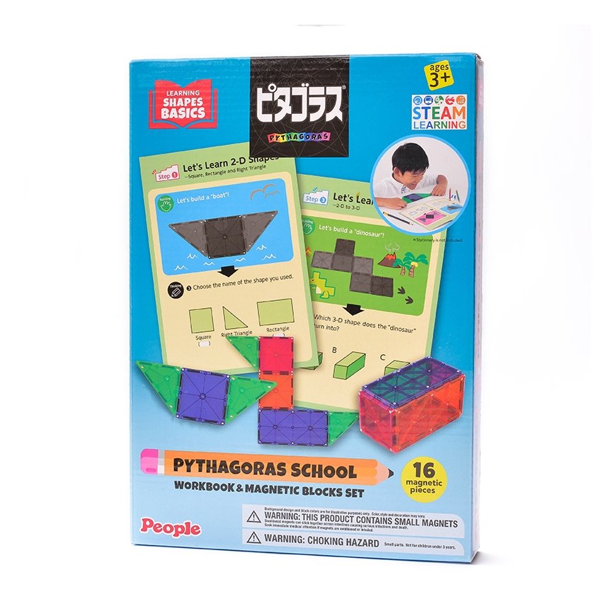 Magnetiline konstruktorius ülesannetega "Pythagoras School Basic"
