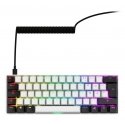 Sharkoon SGK50 S4 näppäimistö Koti USB QWERTZ Saksa Valkoinen Sharkoon SGK50 S4 näppäimistö Koti USB QWERTZ Saksa Valkoinen