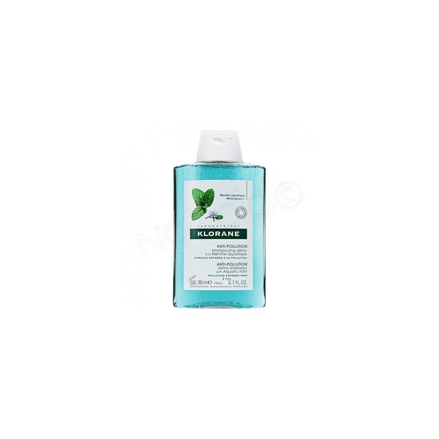 Klorane Aquatic Mint Detoxifying Shampoo, 400 ml