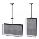 Equip 650370 reklaminio ekrano laikiklis 165,1 cm (65") Juoda