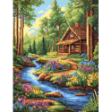 Beldizart Diamond Painting Set with Frame "Serenity" 30x40 cm VA870 Beldizart Diamond Painting Set with Frame "Serenity" 30x40 cm VA870