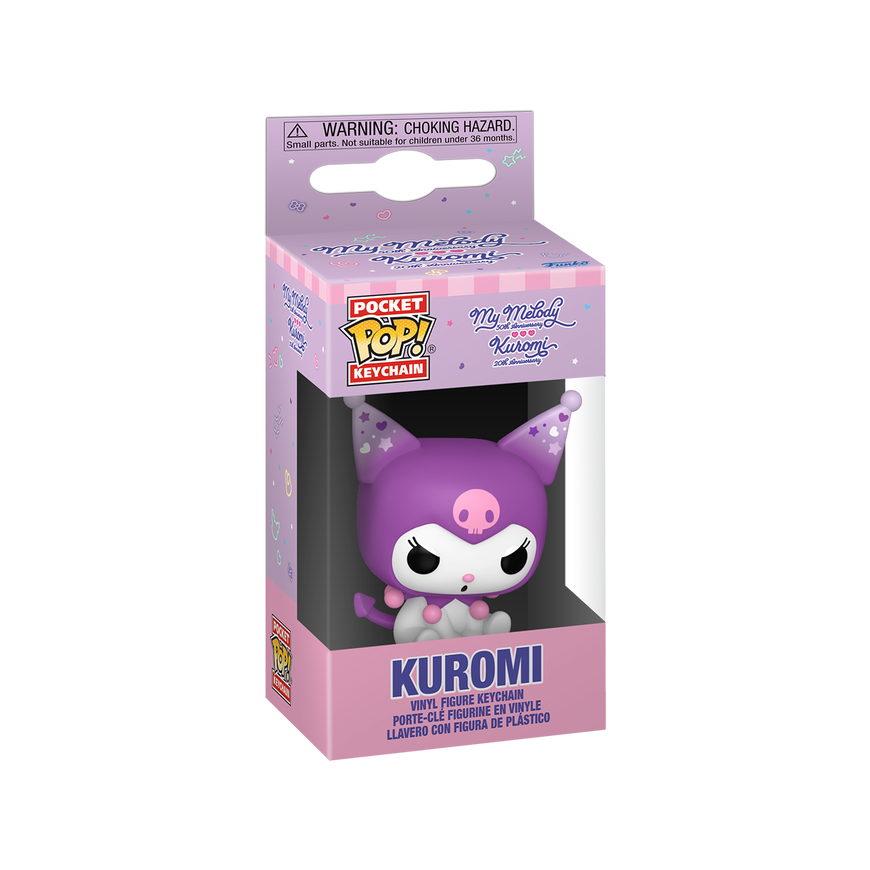 FUNKO POP! Avaimenperä: Sanrio - Kuromi (20th Anniversary)