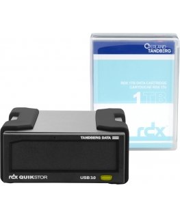 Overland-Tandberg O-T RDX External drive kit with 1TB HDD, black, USB3+