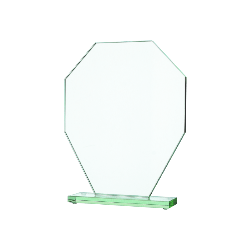 Single Color Glass Trophy on Marble Base - VOLLEYBALL – 2