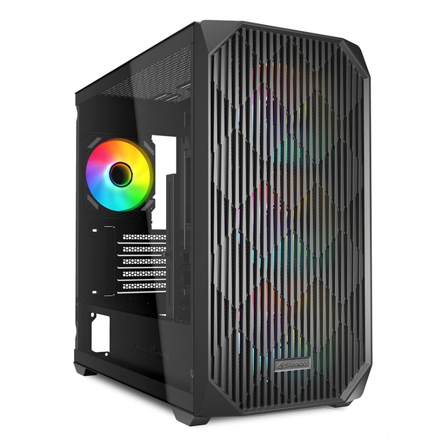 Sharkoon MK3 RGB Micro Tower Melns