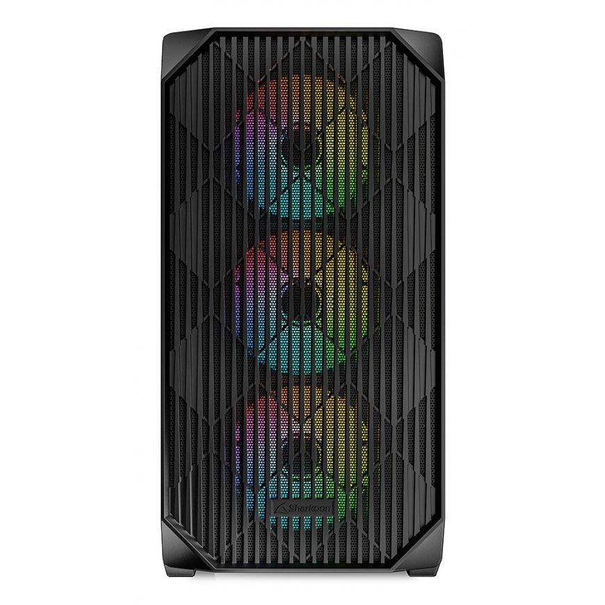 Sharkoon MK3 RGB Micro Tower Melns – 2