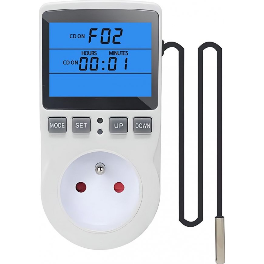 Retoo Digitaalne termostaat temperatuurikontrolleri ja sondiga 40–120 °C LED – 2
