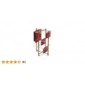 Clothes Drying Rack Arredamenti Italia ARREDAMENTI KORAL Wall-Mounted Clothes Dryer - 98 x 69 cm, Brown Clothes Drying Rack Arredamenti Italia ARREDAMENTI KORAL Wall-Mounted Clothes Dryer - 98 x 69 cm, Brown