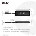 CLUB3D USB-C® to Triple DisplayPort™ 4K60Hz CLUB3D USB-C® to Triple DisplayPort™ 4K60Hz
