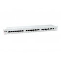 Equip 24-Port Cat.6 Shielded Patch Panel, Light Grey