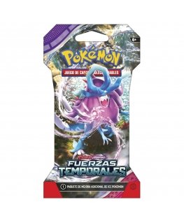 Spanish Pokémon Scarlet & Violet Temporary Forces collectible card game envelope