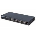 Digitus DN-95116 tīkla pārslēgs Gigabit Ethernet (10/100/1000) Power over Ethernet (PoE) 1U Pelēks