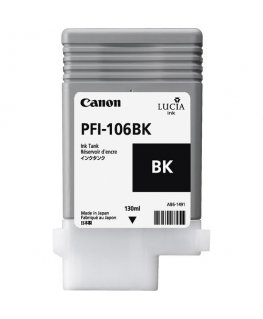 Canon PFI-106 BK tintes kārtridžs 1 pcs Oriģināls Foto melns