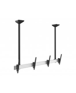 Equip 650373 TV-kiinnike 139,7 cm (55") musta, Hopea