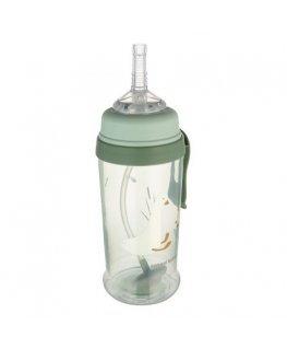 CANPOL 56/510_gre Vee lekkev veepudel koos toru ja keetjaga 350ml GOOSE